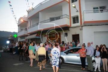La Virgen de las Nieves estrena himno en el 75 aniversario de la Parroquia de Lomo Magullo (Foto TA)